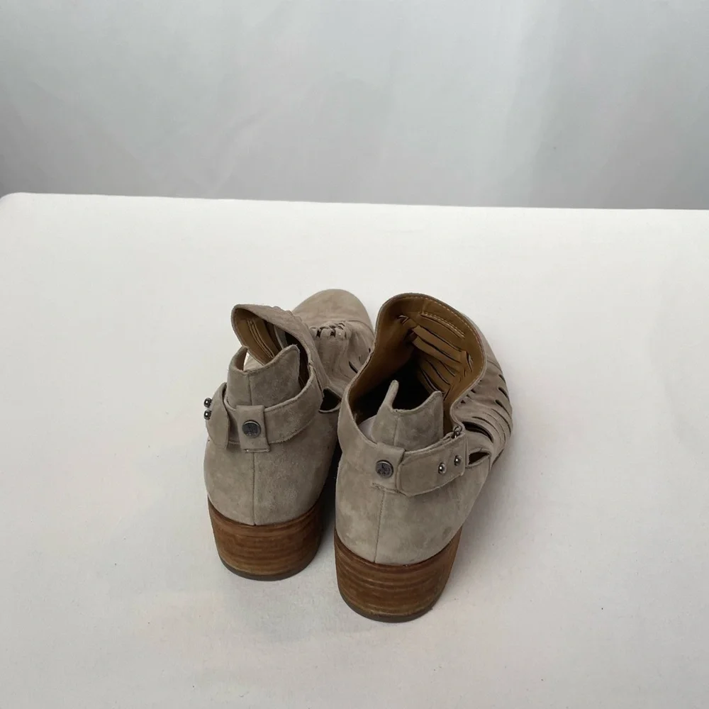 Sam Edelman Pierson Woven Cutout‎ Booties in Putty Size 8.5